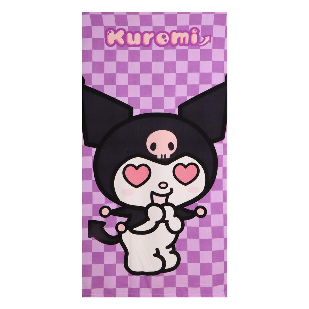 Hello Kitty Kuromi telo mare microfibra